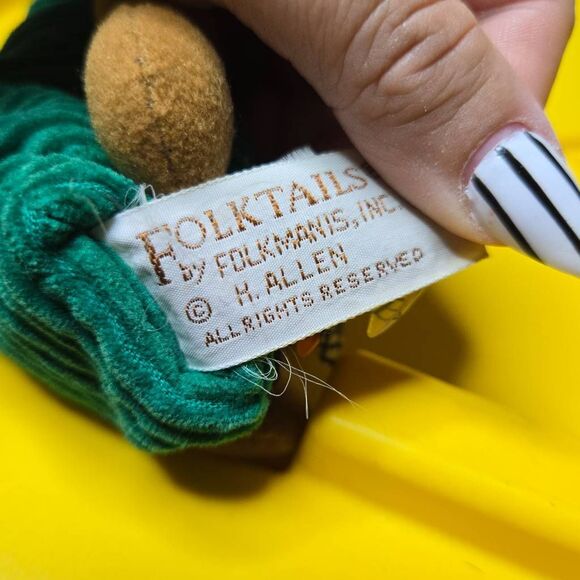 Folkmanis Reversible Caterpillar Butterfly 11" Plush Puppet Toy FolkTails - Picture 5 of 5